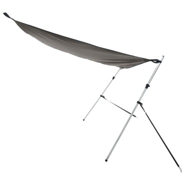 vidaXL Επέκταση Σκιάστρου Σχήμα Τ Ανθρακί 174x205x(115-194) εκ.