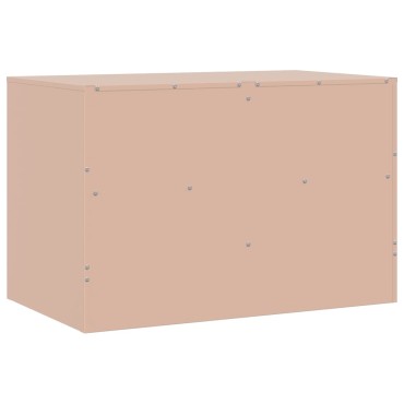 vidaXL Έπιπλα Τηλεόρασης 2 τεμ. Ροζ 67x39x44cm από Χάλυβα
