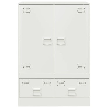 vidaXL Ντουλάπι Λευκό 67x39x95cm από Ατσάλι 1 τεμ.