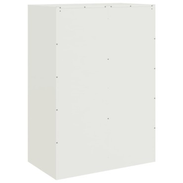 vidaXL Ντουλάπι Λευκό 67x39x95cm από Ατσάλι 1 τεμ.