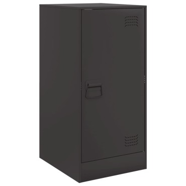 vidaXL Ντουλάπι Μαύρο 34,5x39x73cm από Ατσάλι 1 τεμ.