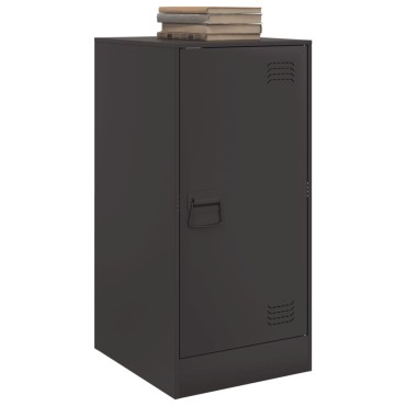 vidaXL Ντουλάπι Μαύρο 34,5x39x73cm από Ατσάλι 1 τεμ.