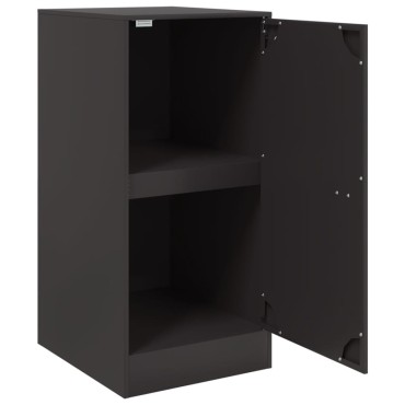 vidaXL Ντουλάπι Μαύρο 34,5x39x73cm από Ατσάλι 1 τεμ.