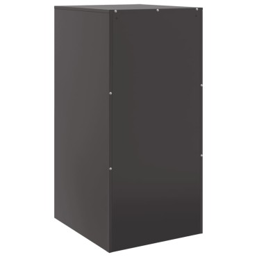 vidaXL Ντουλάπι Μαύρο 34,5x39x73cm από Ατσάλι 1 τεμ.