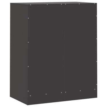 vidaXL Ντουλάπι Μαύρο 67x39x83cm από Ατσάλι 1 τεμ.