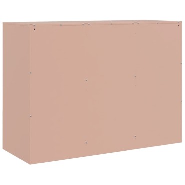 vidaXL Ντουλάπι Ροζ 99x39x73cm από Ατσάλι 1 τεμ.