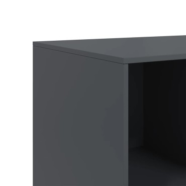 vidaXL Μπουφές Ανθρακί 99x39x73cm από Ατσάλι 1 τεμ.