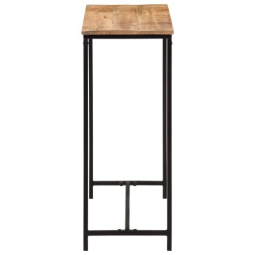 vidaXL Τραπέζι Κονσόλα 80x30x74cm από Μασίφ Ξύλο Μάνγκο/Σίδερο 1 τεμ.