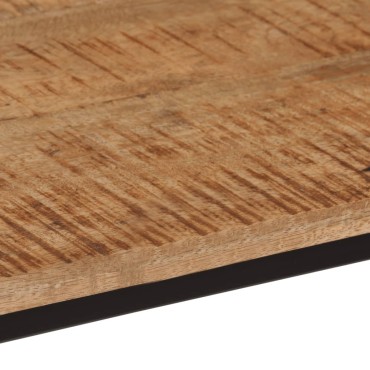 vidaXL Τραπέζι Κονσόλα 80x30x74cm από Μασίφ Ξύλο Μάνγκο/Σίδερο 1 τεμ.