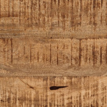 vidaXL Τραπέζι Κονσόλα 80x30x74cm από Μασίφ Ξύλο Μάνγκο/Σίδερο 1 τεμ.