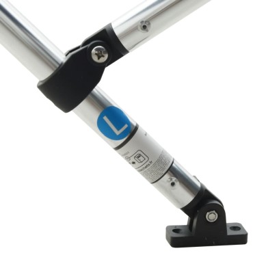 vidaXL Τέντα Σκάφους με 4 Αψίδες Τοιχώματα 243x(230-244)x137 εκ.