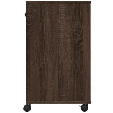 vidaXL Βάση Εκτυπωτή με Ρόδες Καφέ Δρυς 60x40x68,5 εκ.