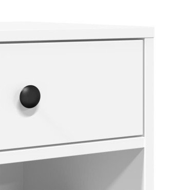 vidaXL Βάση Εκτυπωτή με Ρόδες Λευκή 60x40x68,5 εκ.