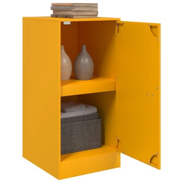 vidaXL Ντουλάπι Μουσταρδί 34,5x39x73cm από Ατσάλι 1 τεμ.