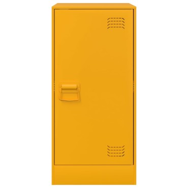 vidaXL Ντουλάπι Μουσταρδί 34,5x39x73cm από Ατσάλι 1 τεμ.
