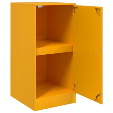 vidaXL Ντουλάπι Μουσταρδί 34,5x39x73cm από Ατσάλι 1 τεμ.