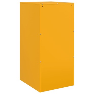vidaXL Ντουλάπι Μουσταρδί 34,5x39x73cm από Ατσάλι 1 τεμ.
