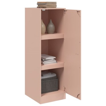 vidaXL Ντουλάπι Ροζ 34,5x39x107cm από Ατσάλι 1 τεμ.