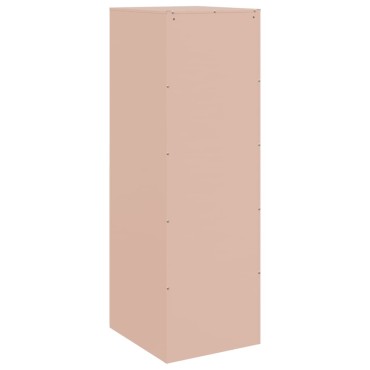 vidaXL Ντουλάπι Ροζ 34,5x39x107cm από Ατσάλι 1 τεμ.