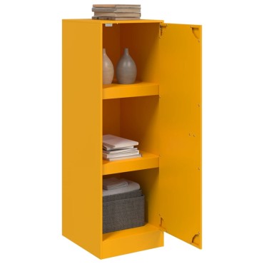 vidaXL Ντουλάπι Μουσταρδί 34,5x39x107cm από Ατσάλι 1 τεμ.