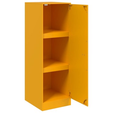 vidaXL Ντουλάπι Μουσταρδί 34,5x39x107cm από Ατσάλι 1 τεμ.