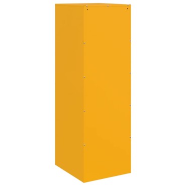 vidaXL Ντουλάπι Μουσταρδί 34,5x39x107cm από Ατσάλι 1 τεμ.