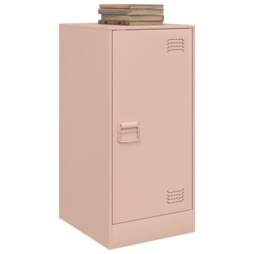 vidaXL Ντουλάπι Ροζ 34,5x39x73cm από Ατσάλι 1 τεμ.