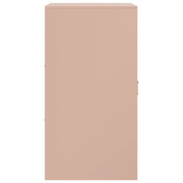 vidaXL Ντουλάπι Ροζ 34,5x39x73cm από Ατσάλι 1 τεμ.