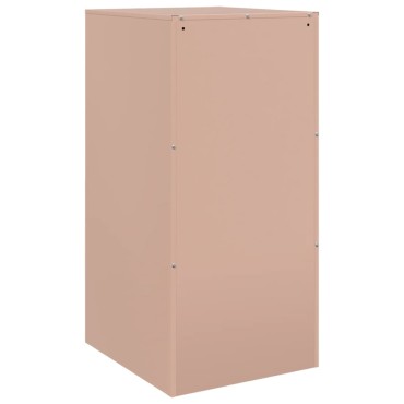 vidaXL Ντουλάπι Ροζ 34,5x39x73cm από Ατσάλι 1 τεμ.