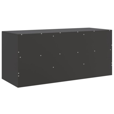 vidaXL Έπιπλο Τηλεόρασης Μαύρο 99x39x44cm από Ατσάλι