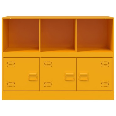 vidaXL Ντουλάπι Μουσταρδί 99x39x73cm από Ατσάλι 1 τεμ.