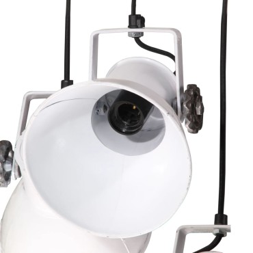 vidaXL Φωτιστικό Κρεμαστό 25 W Λευκό 30x30x100 εκ. Ε27