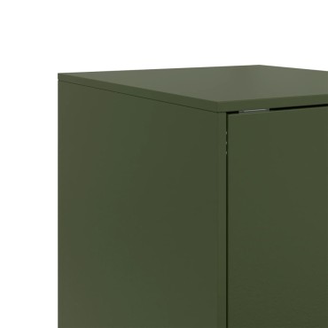 vidaXL Ντουλάπι Πράσινο Λαδί 34,5x39x73cm από Ατσάλι 1 τεμ.