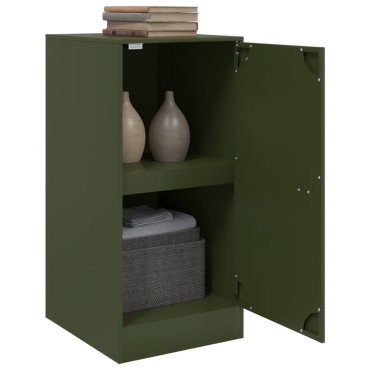 vidaXL Ντουλάπι Πράσινο Λαδί 34,5x39x73cm από Ατσάλι 1 τεμ.