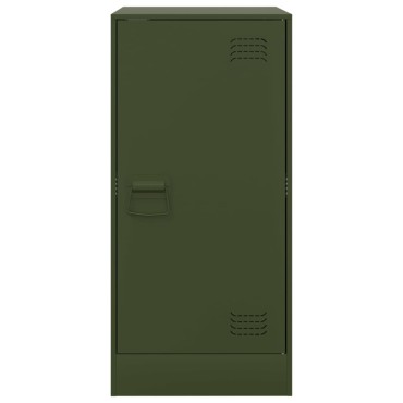 vidaXL Ντουλάπι Πράσινο Λαδί 34,5x39x73cm από Ατσάλι 1 τεμ.
