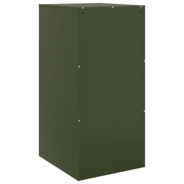 vidaXL Ντουλάπι Πράσινο Λαδί 34,5x39x73cm από Ατσάλι 1 τεμ.