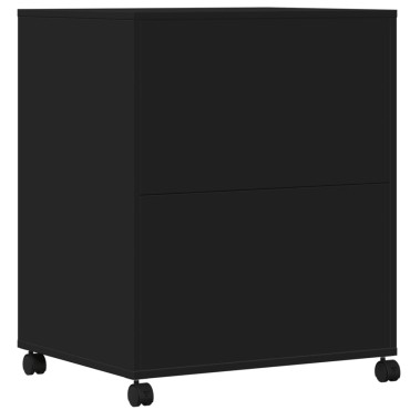 vidaXL Βάση Εκτυπωτή με Ρόδες Μαύρο 60 x 48 x 74 εκ.