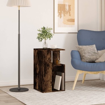 vidaXL Βοηθητικό Τραπέζι Καπνιστή Δρυς 35x35x60cm Επεξεργασμένο Ξύλο