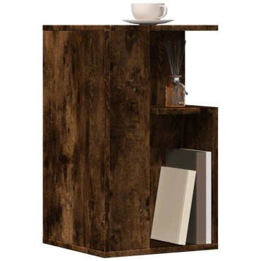 vidaXL Βοηθητικό Τραπέζι Καπνιστή Δρυς 35x35x60cm Επεξεργασμένο Ξύλο
