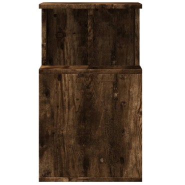 vidaXL Βοηθητικό Τραπέζι Καπνιστή Δρυς 35x35x60cm Επεξεργασμένο Ξύλο