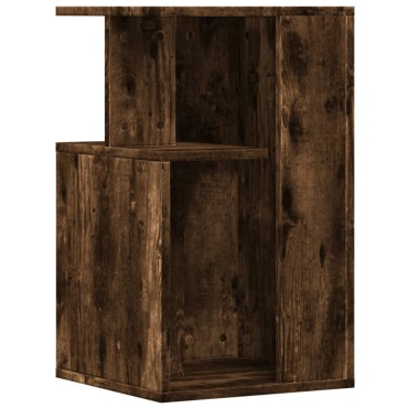 vidaXL Βοηθητικό Τραπέζι Καπνιστή Δρυς 35x35x60cm Επεξεργασμένο Ξύλο