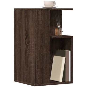 vidaXL Βοηθητικό Τραπέζι Καφέ Δρυς 35x35x60cm Επεξεργασμένο Ξύλο