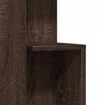 vidaXL Βοηθητικό Τραπέζι Καφέ Δρυς 35x35x60cm Επεξεργασμένο Ξύλο