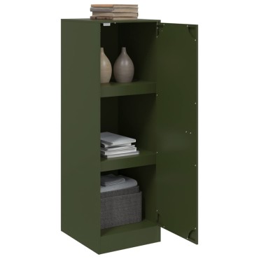 vidaXL Ντουλάπι Πράσινο Λαδί 34,5x39x107cm από Ατσάλι 1 τεμ.
