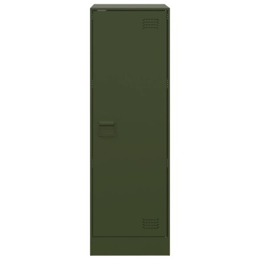 vidaXL Ντουλάπι Πράσινο Λαδί 34,5x39x107cm από Ατσάλι 1 τεμ.