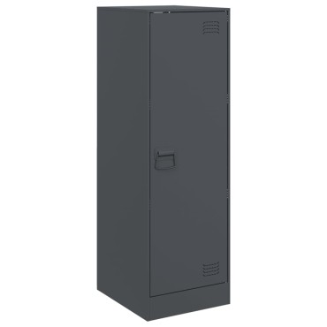 vidaXL Μπουφές Ανθρακί 34,5x39x107cm από Ατσάλι 1 τεμ.