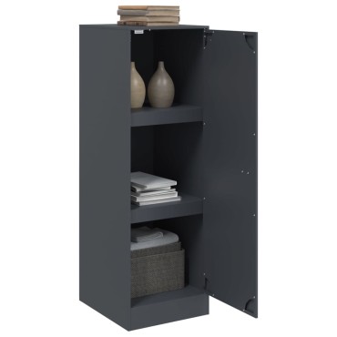 vidaXL Μπουφές Ανθρακί 34,5x39x107cm από Ατσάλι 1 τεμ.