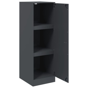 vidaXL Μπουφές Ανθρακί 34,5x39x107cm από Ατσάλι 1 τεμ.