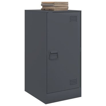 vidaXL Μπουφές Ανθρακί 34,5x39x73cm από Ατσάλι 1 τεμ.