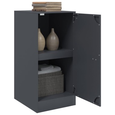 vidaXL Μπουφές Ανθρακί 34,5x39x73cm από Ατσάλι 1 τεμ.